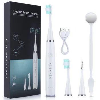 "5 Modes Intelligent Care" Electric Toothbrush Set with USB Fast Charging for Deep Cleaning and Gums Protection, 1
