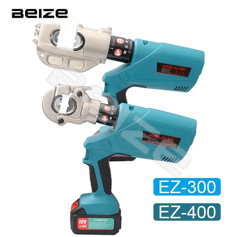 

Rechargeable Hydraulic Pliers EZ-300/EZ-400 Electric Hydraulic Crimping Pliers Charging Crimping Tool With Digital Display