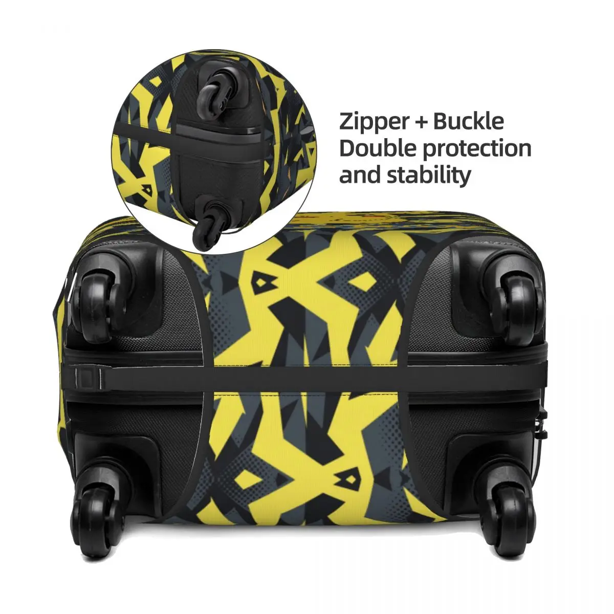 Pokemon Pikachu Travel Luggage Cover Washable Suitcase Cover Protector Fit 18-32 Inch