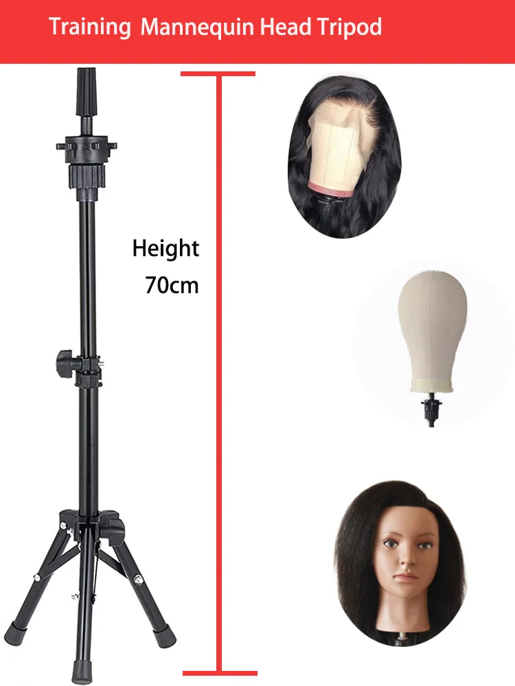 Mini Training Mannequin Head Wig Stand Holder For Make