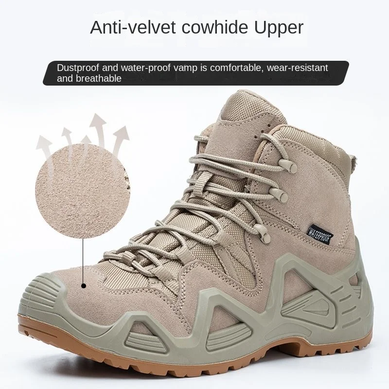 2023 Popular Men Army Boots Comfortable Military Man Boots Good Quality ...