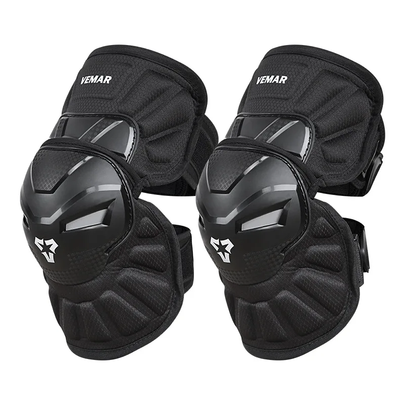 오토바이 무릎 보호대 2개, 낙상 방지 보호 장비, 야외 라이딩 무릎 보호대, 오토바이 스포츠용 오토바이 보호대