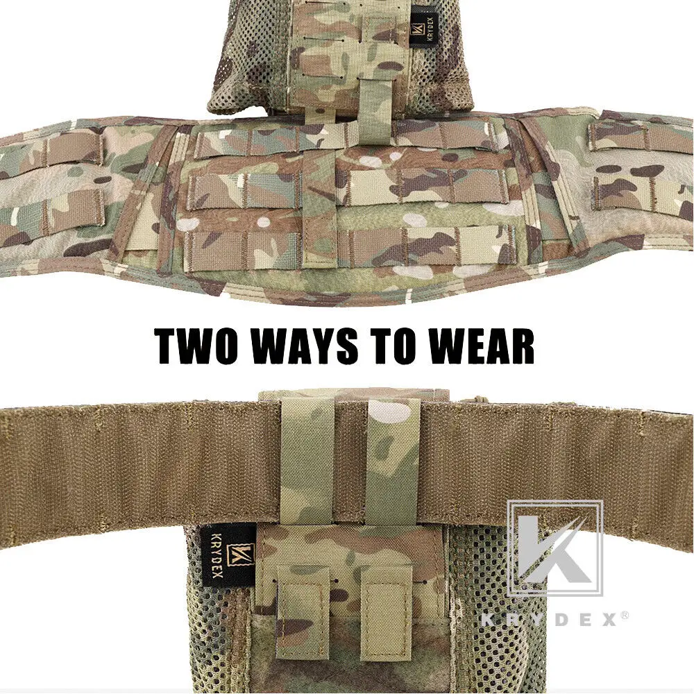 KRYDEX Taktische Dump Pouch Molle Drop Mag Pouches Roll Up Faltbare Mesh Pouch Recovery Tool Pack Utility Waistbag – Detail 6