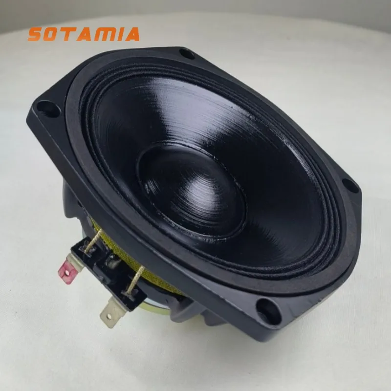 SOTAMIA 1Pcs 120W 5 인치 미드레인지 스피커 오디오 8 옴 38 코어 알루미늄 프레임 HIFI 음악 라우드 스피커 천 가장자리 책장 스피커