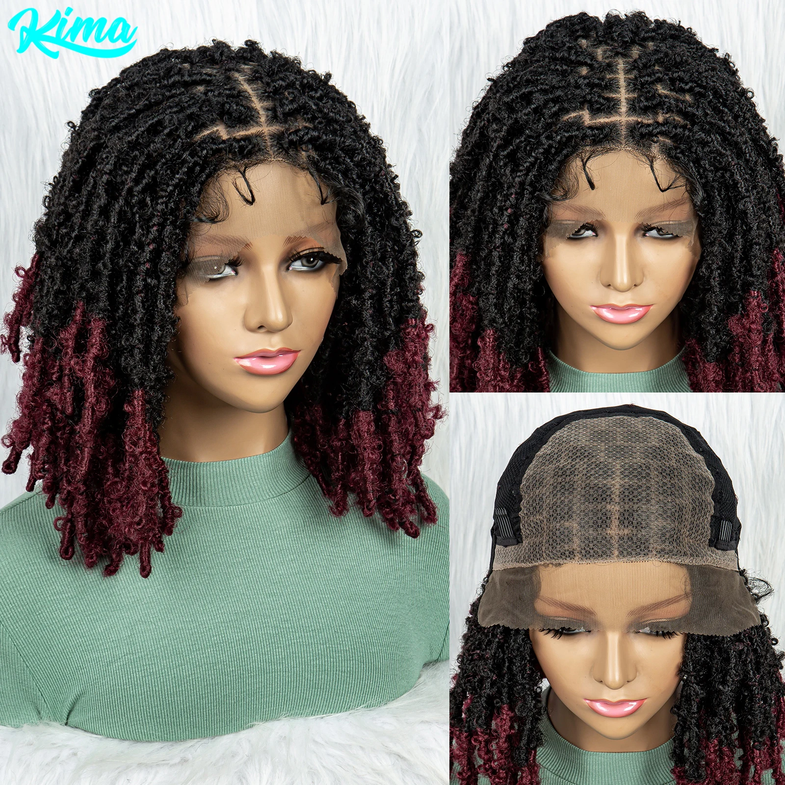 KIMA 14 Inches Braided Wig - Knotless Box Braids
