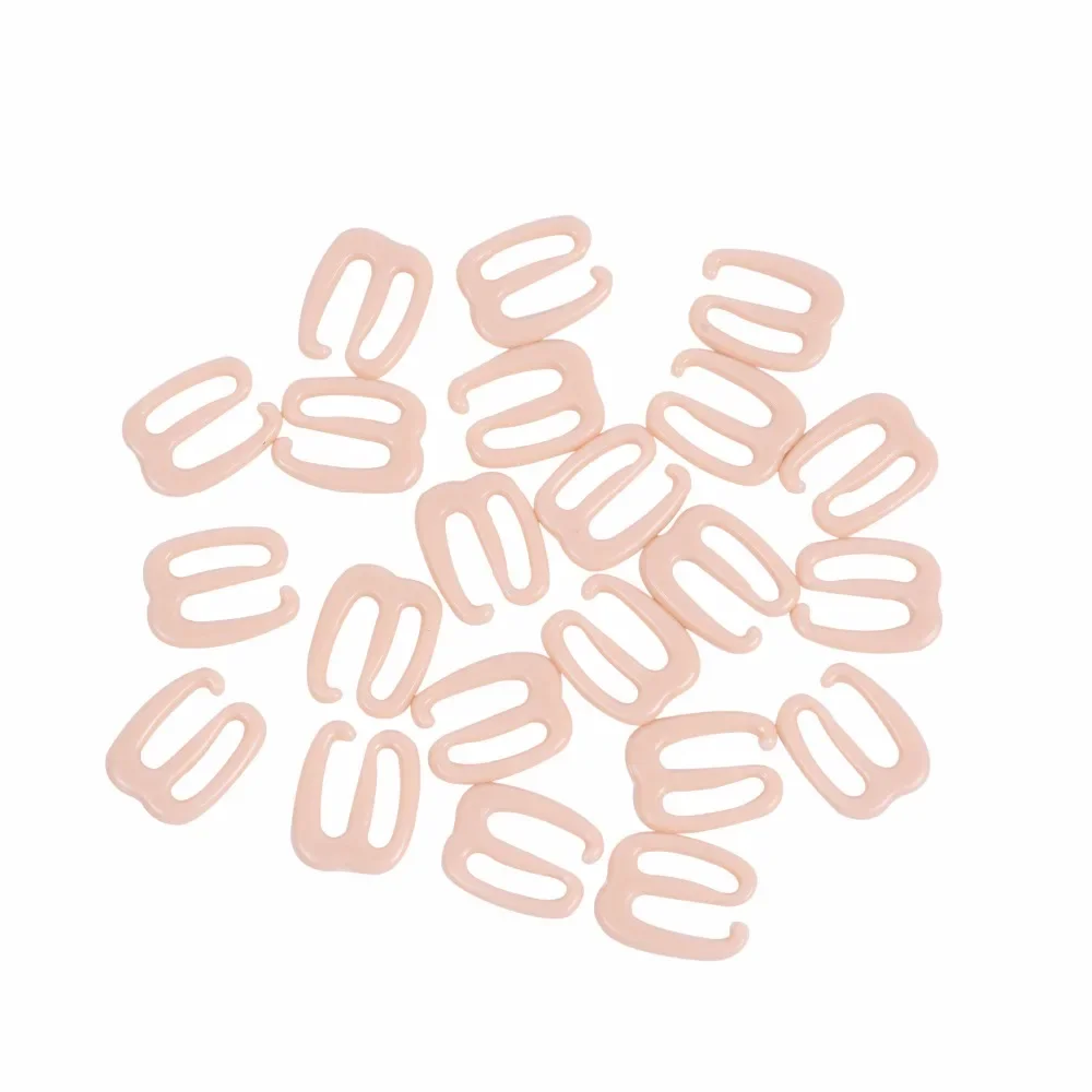 50 Pcs/lot 8mm 9-shaped Buckles for Making Adjustable Strap Wig Caps Accessories