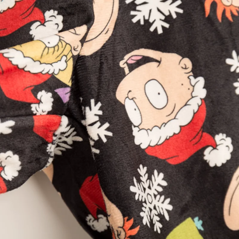 Women's Pants Cartoon Print Cute Age Elastic Waist Trousers In Autumn