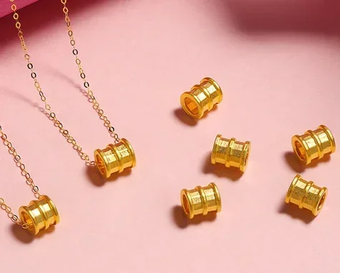 المعلقات Gold24k النقية للنساء 999 فاصل المجوهرات قلادة سحر حقيقي