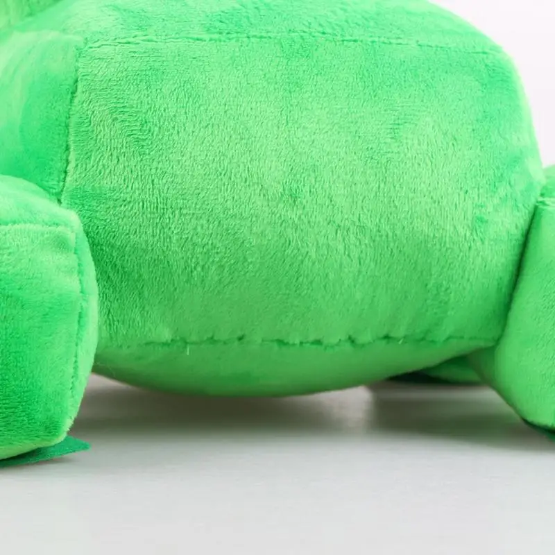 Kawaii Frog Plush ForMinecraft Frog Pillow Kids Toys Stuffed Soft Toy  Animal Doll For Baby Gift Bedroom Decor