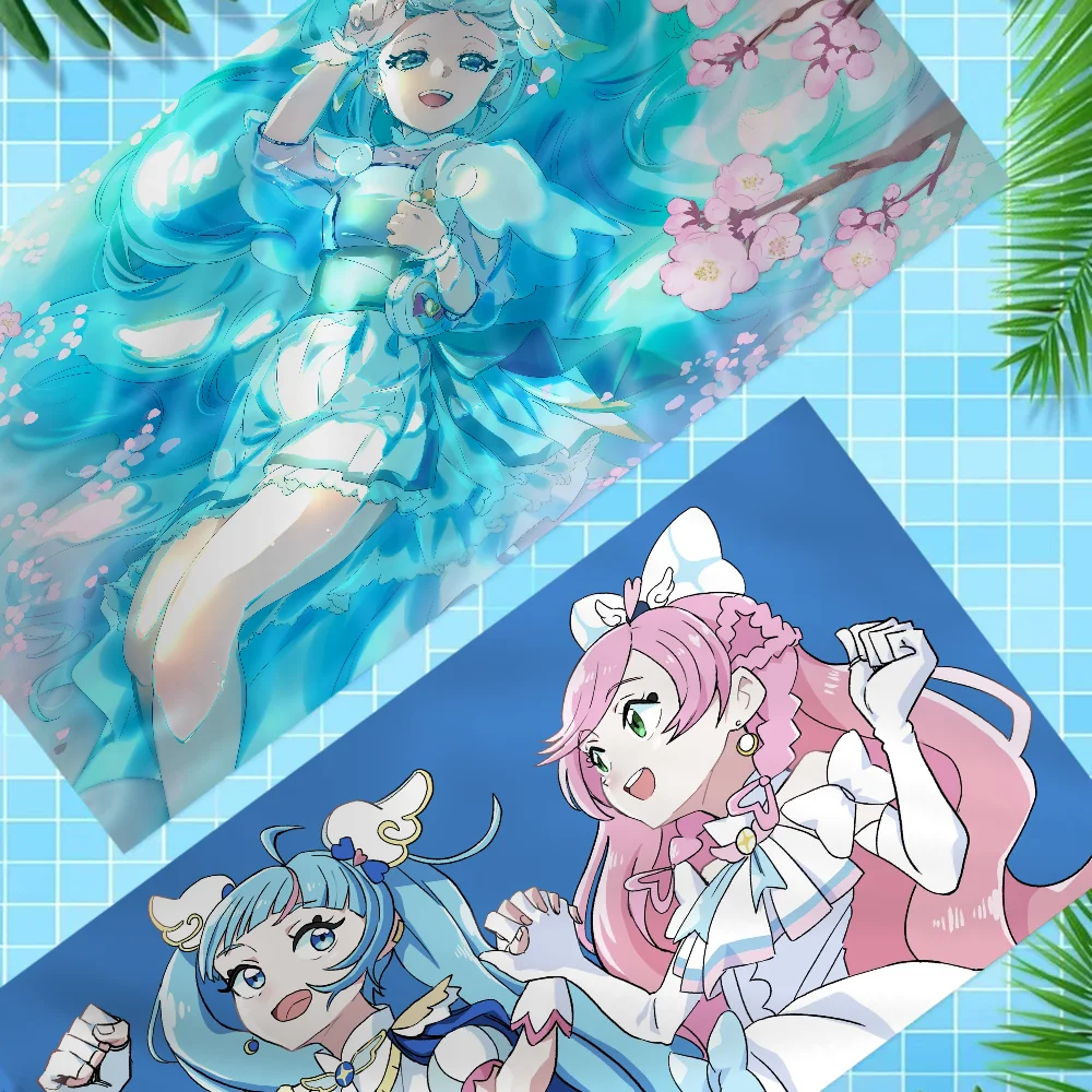 Precure Hirogaru Sky Big Microfiber Beach Towels Quick Dry Towel Sand Beach Towels Pool Towel for Travel Swim Pool Yoga 2