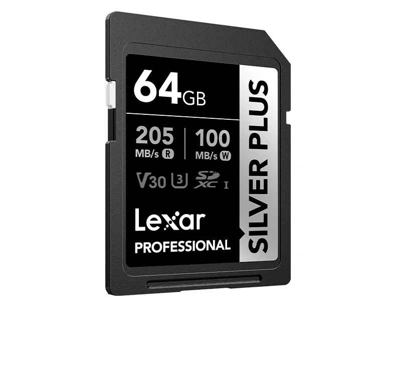 Lexar SILVER PLUS V30 SD-Karte SDXC UHS-I Speicherkarte 64 GB 128 GB 256 GB 4K-Grafikkarten für Canon Sony Nikon Kamera – Detail 18