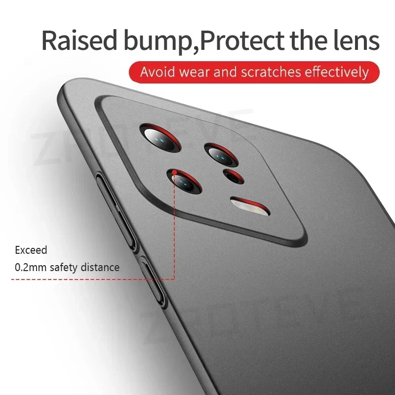 Ultra Thin Hard Matte PC Protective Case for Xiaomi 13T - Sleek & Durable Cover by ZROTEVE