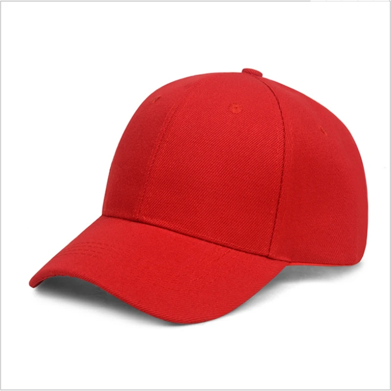 Solid Color Adjustable Unisex Spring Summer Dad Hat Baseball Cap Peaked Cap