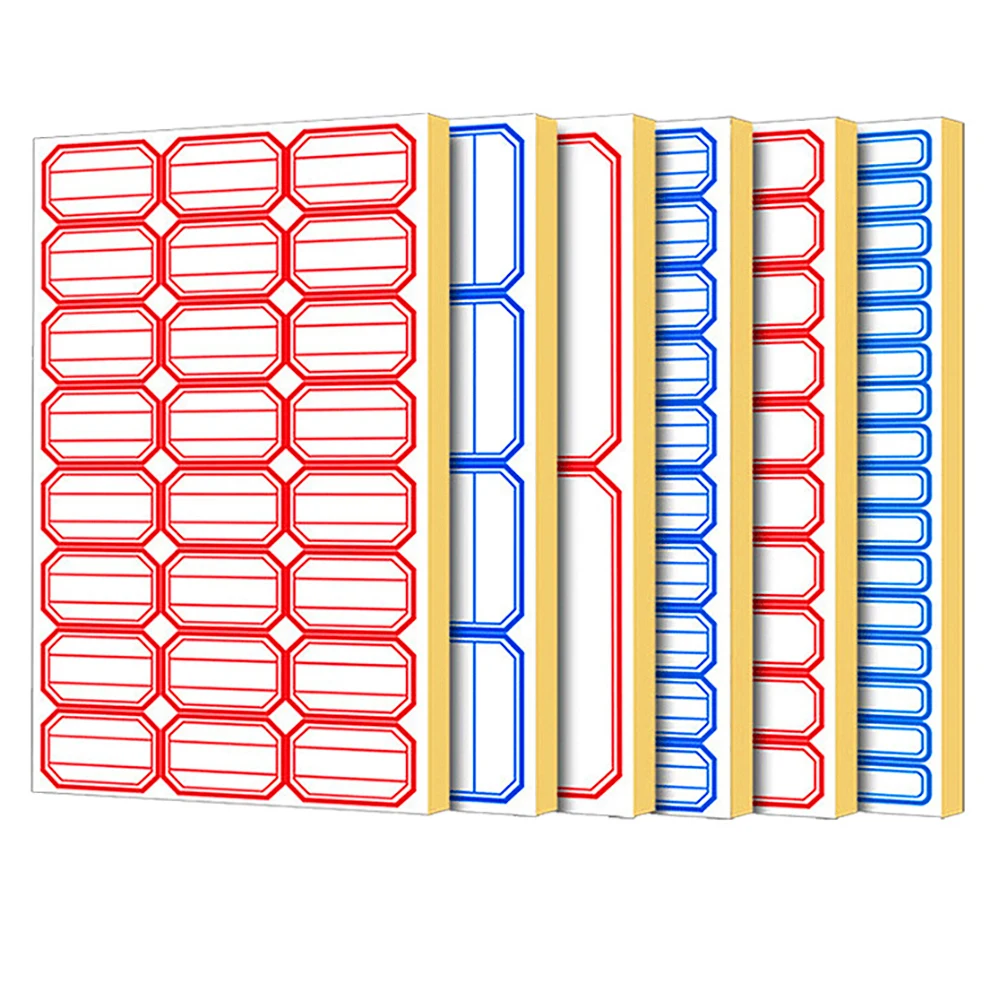 50 Packs Self-adhesive Stickers Writing Paper Labels Name Price Index Tabs Tag Assorted Packaging School Office Business Supply adhesive price labels paper tag price label sticker single row for price gun suitable for grocery 21mmx12mm 10 rolls