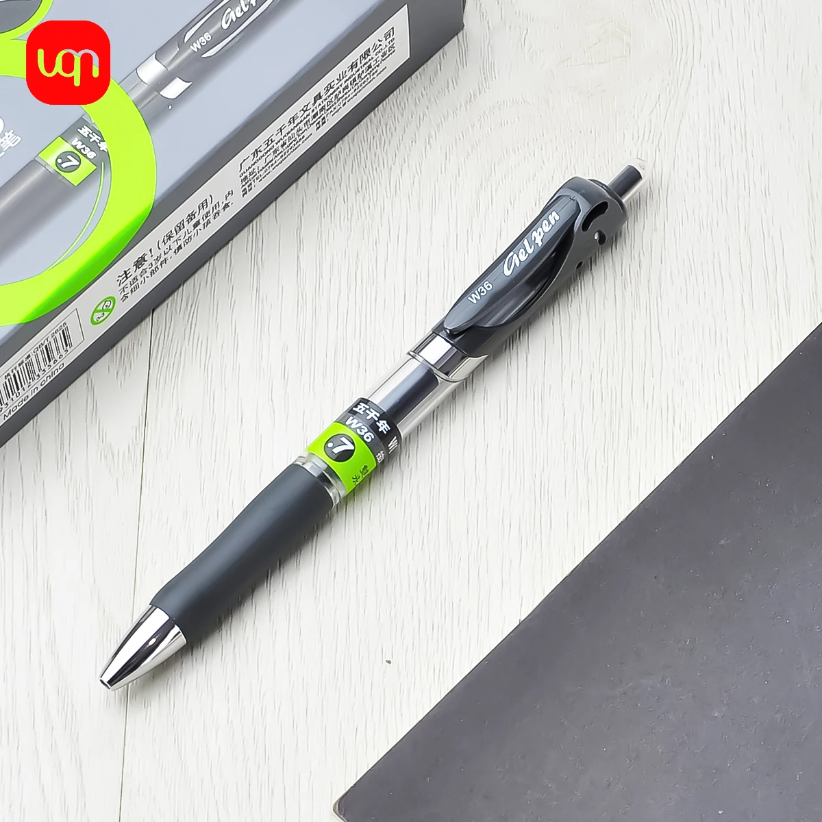 3/6pcs black ink gel pen, 0.7mm quick dry writing smooth school office and home stationery for back-to-school season 3