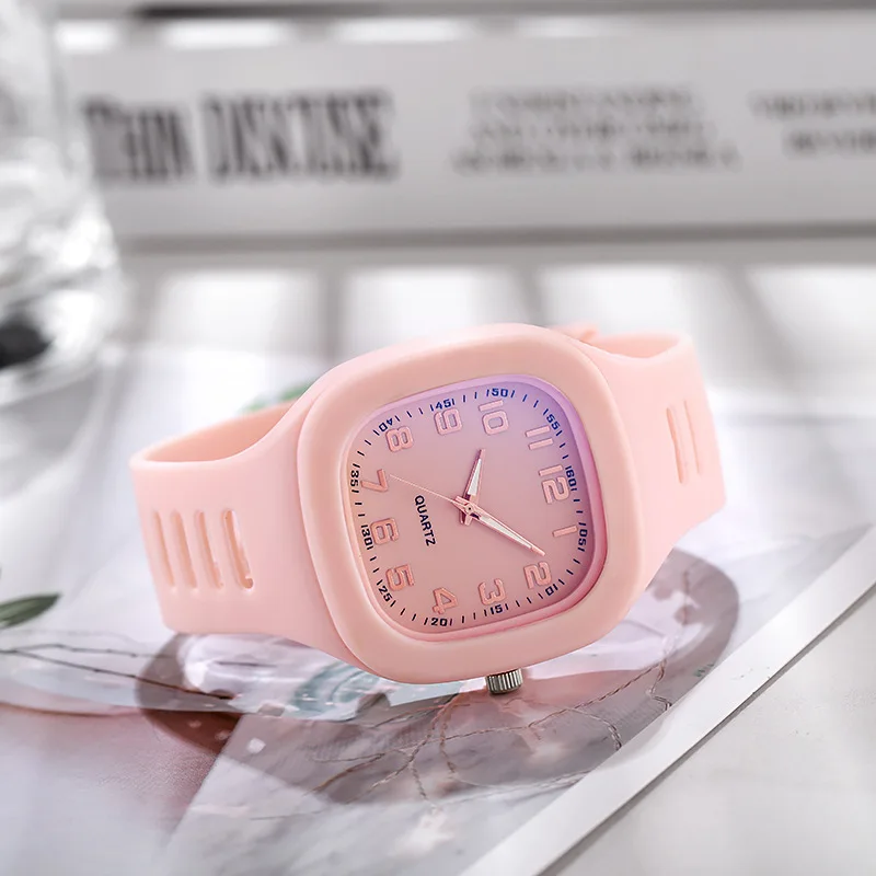 Fashion Women Watches Squartz Dial Watch Women Luxury Ladies Quartz Wristwatches Silicone Female Clock 3