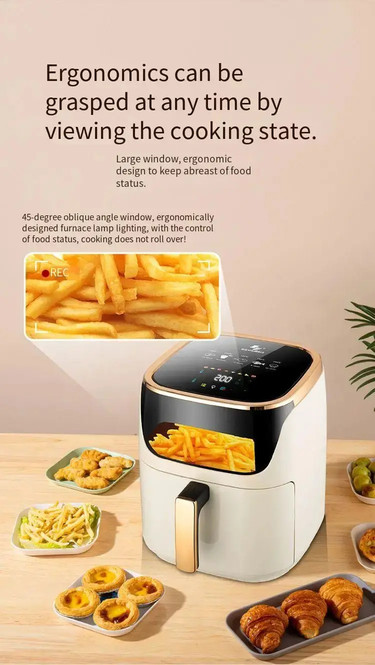 Smart Air Fryers 10L Large-capacity 220V 1