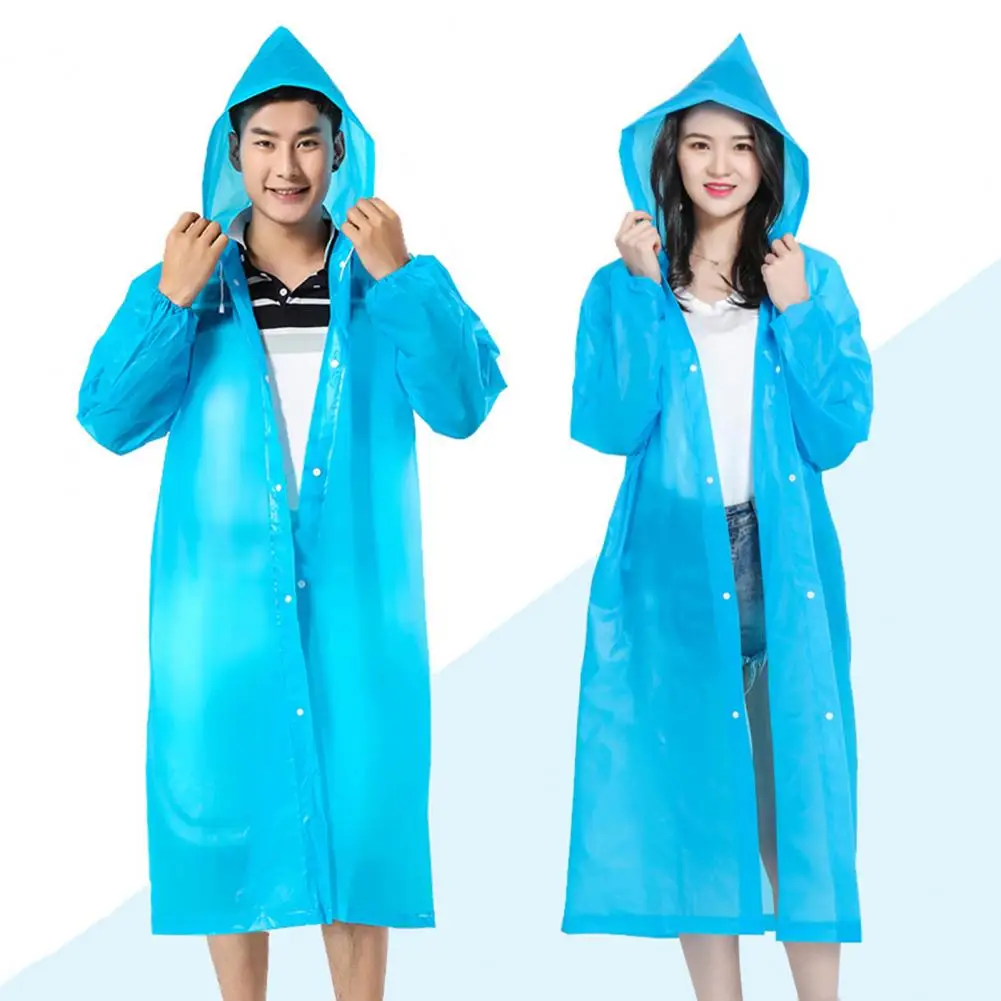 

Waterproof Raincoat Hooded Rain Coat Waterproof Hooded Rain Poncho for Men Women Foldable Portable Eva Rain Coat for Outdoor