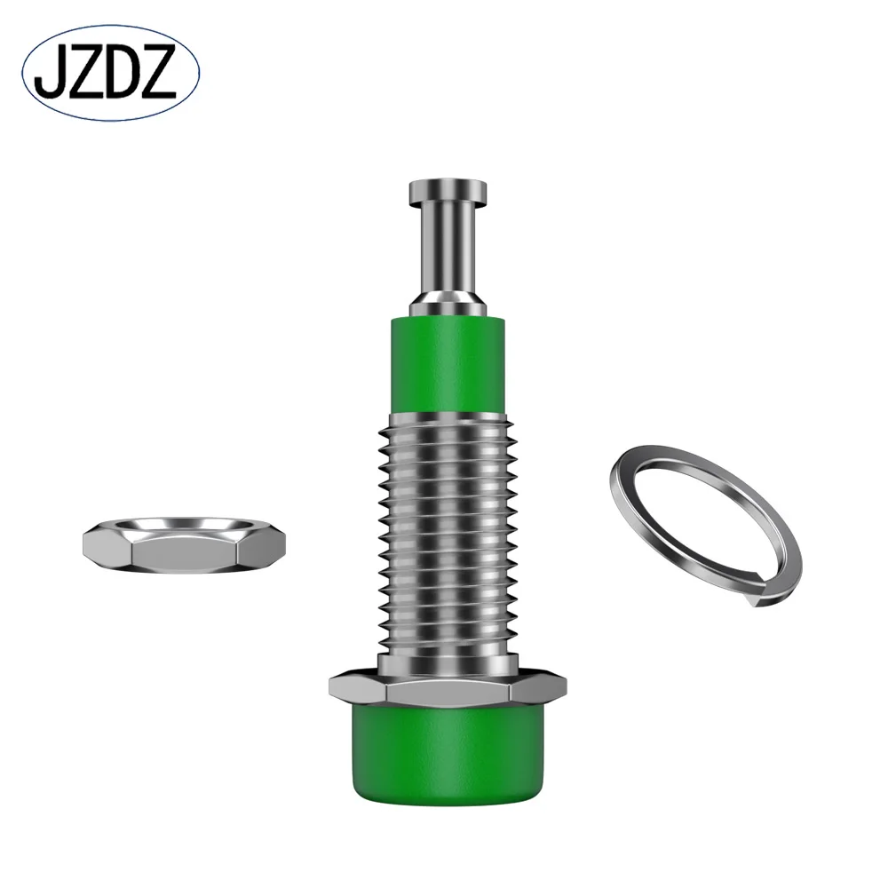 JZDZ 10pcs 2mm Banana Socket Binding Post M6 Terminal Nut Banana Plug Jack Electrical Connector Test Hole DIY Parts J.40006