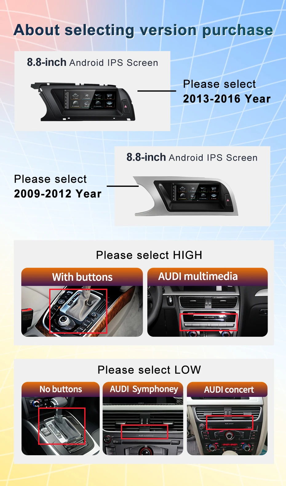 Qualcomm Snapdragon 680 6225 Silvery 2.4GHz Wireless CarPlay Auto For AUDI A4 B8
