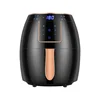 220V 110V 5.5L 1300W High Power Air Fryer Household Large Capacity Electric Fryer Digital Display Touch Screen Knob 4