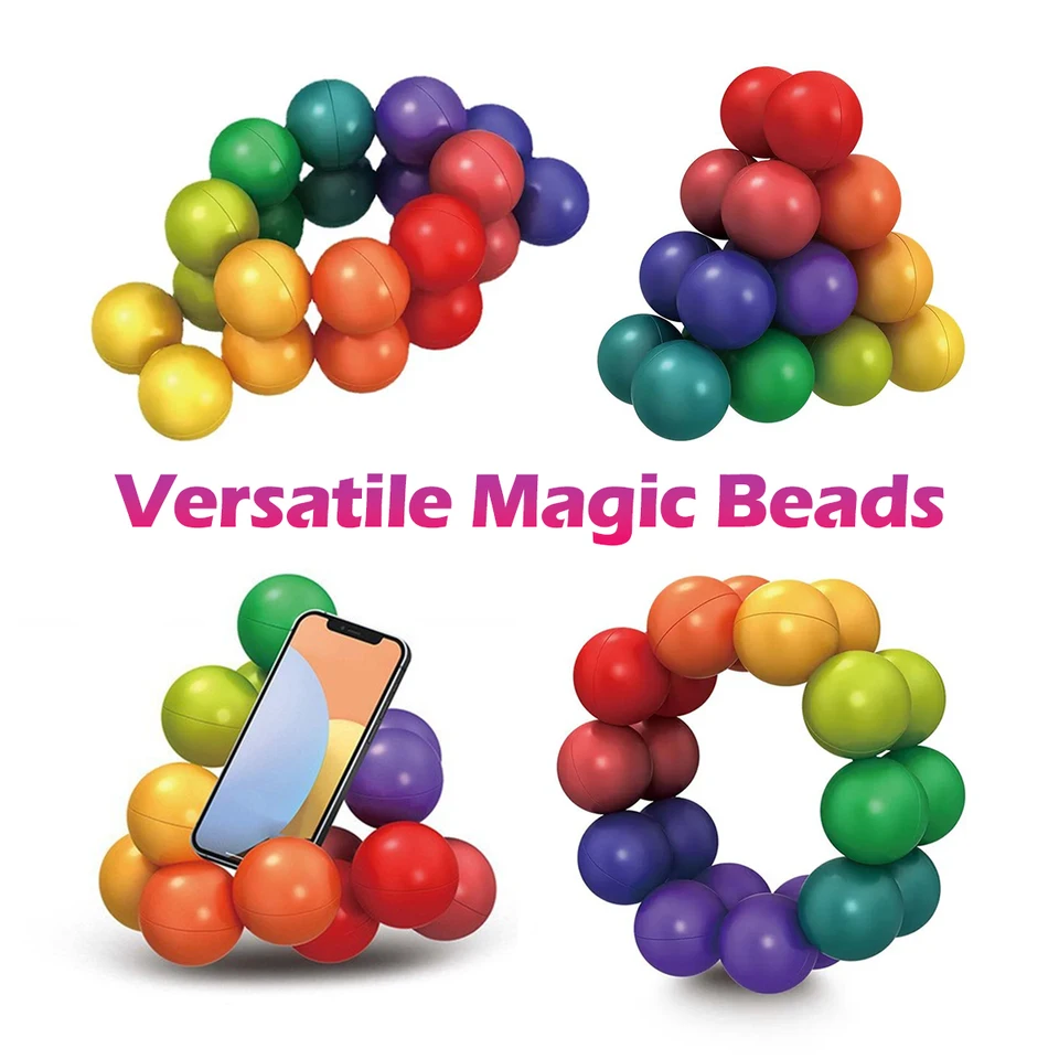 Sensoriska fidget leksaker 3d roterande avstressande bollar_voghion.com