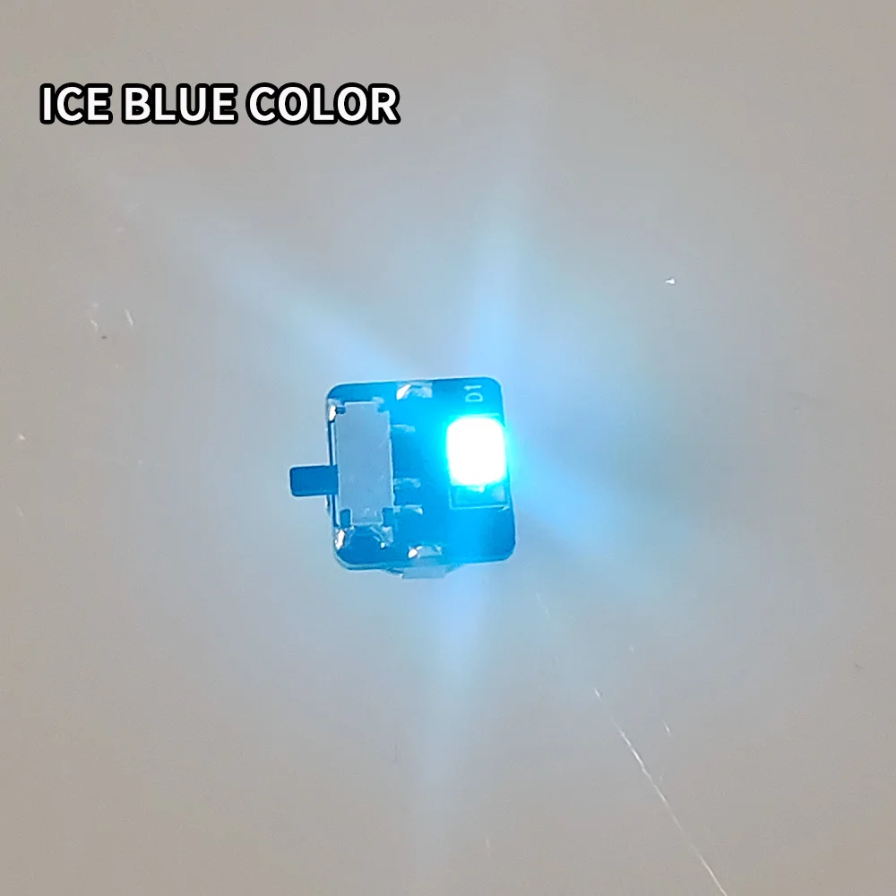 5 Stück Miniatur-LED-Lampe mit mechanischem Schalter, Modelllicht, DIY-Modellierung für Modellauto plus Licht/Diorama/Roboter mit Batterien – Detail 5