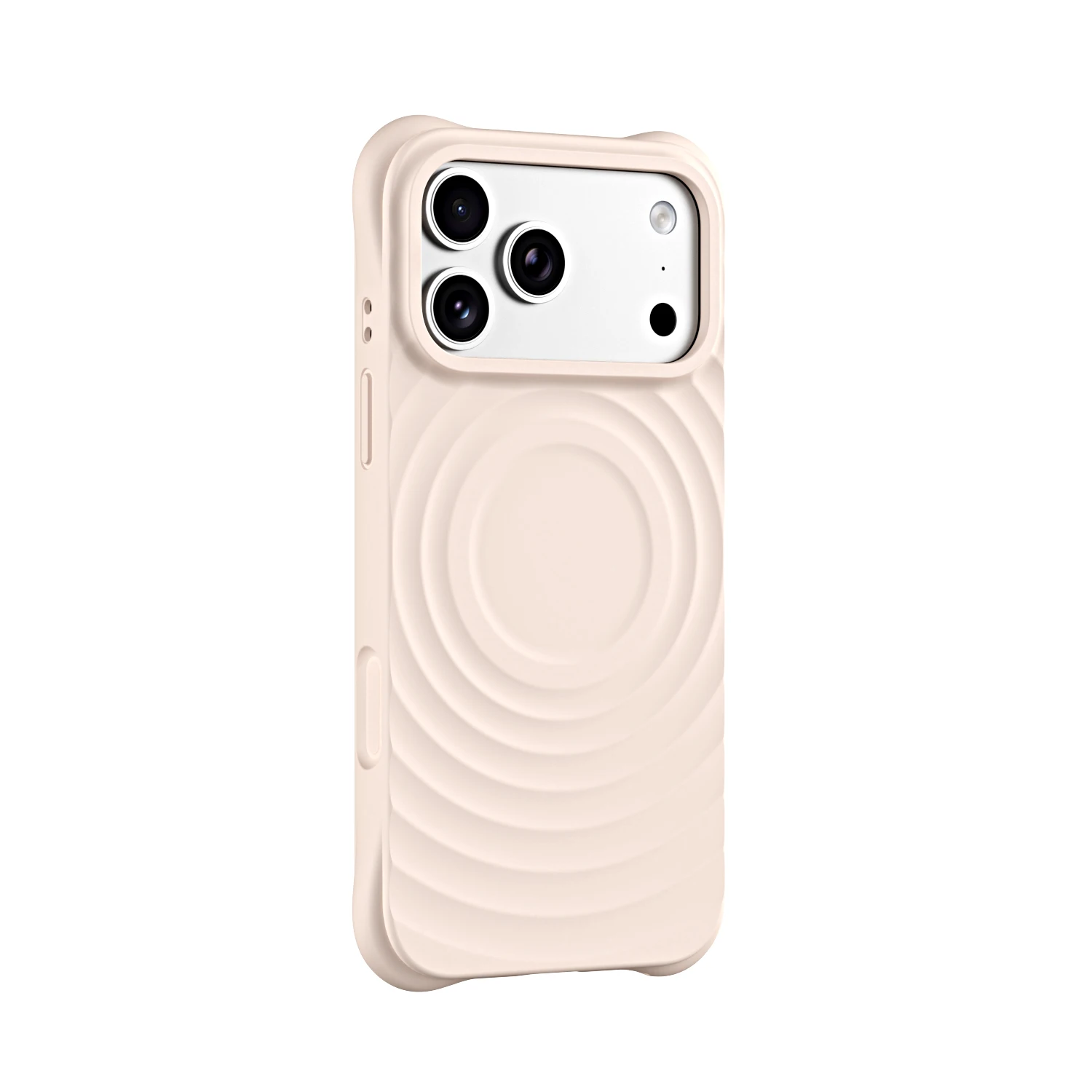 Wave Ripple Silicone Solid Color Phone Case With MagSafe - Stylish and Vibrant Protection
