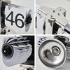 Auto Flip Calendar Clock Nordic Home Decor Figures Clocks Stainless Steel Mechanical Auto Flip Office Living Room Desk Decor 6