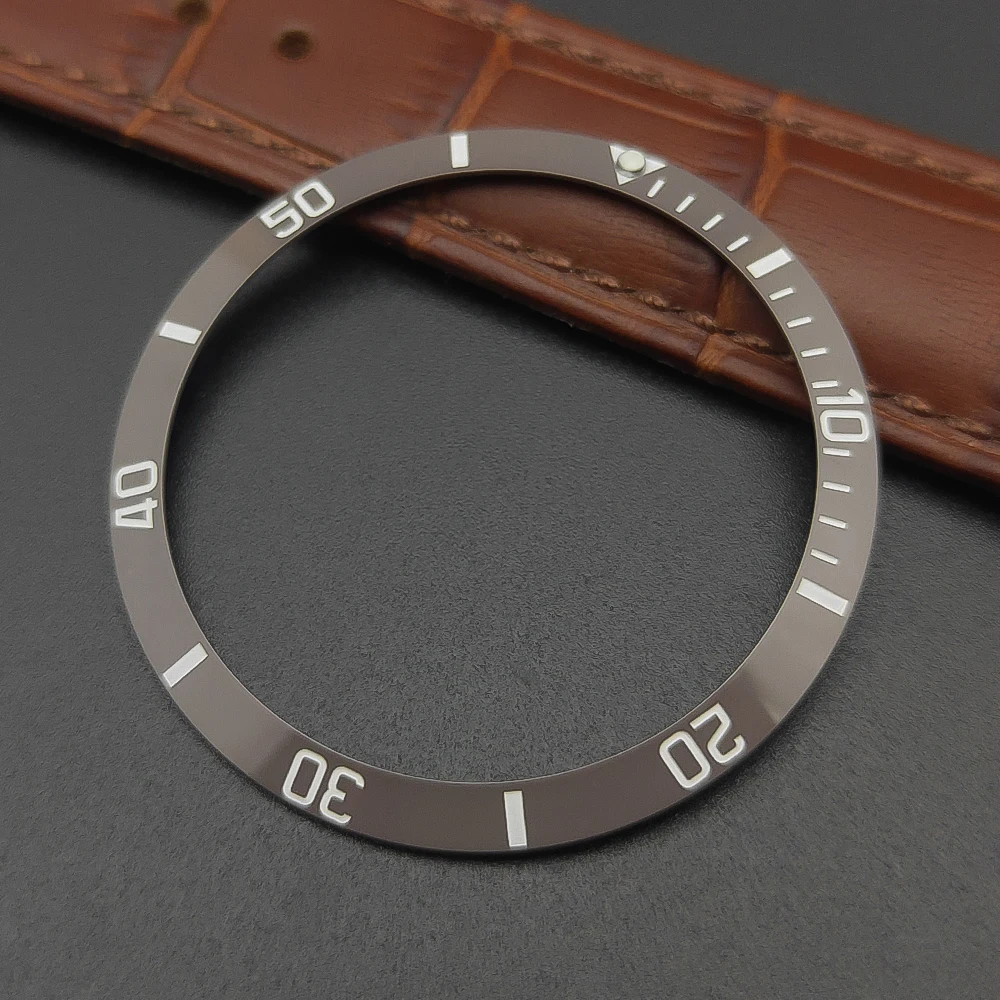 Premium 37mm Ceramic Bezel Insert for Men's Watches – High-Quality Spare Part Replacement
