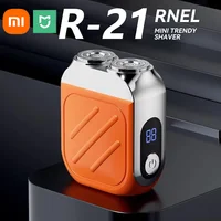Xiaomi Electric Razor IPX7 Waterproof Mini Dual-head Magnetic Ultra-clean Shaving Portable Digital Display Electric Beard Knife 1