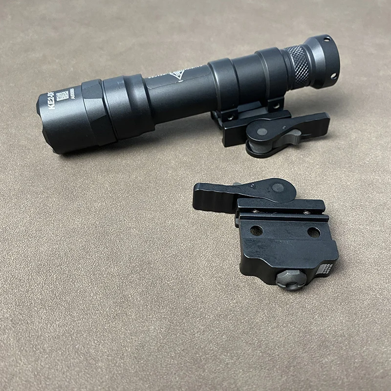 Tactical Airsoft M300 M600 Scout Light Mount Base Quick Lnstall Remove For 20mm Picatinny Rail Huntting Accessories