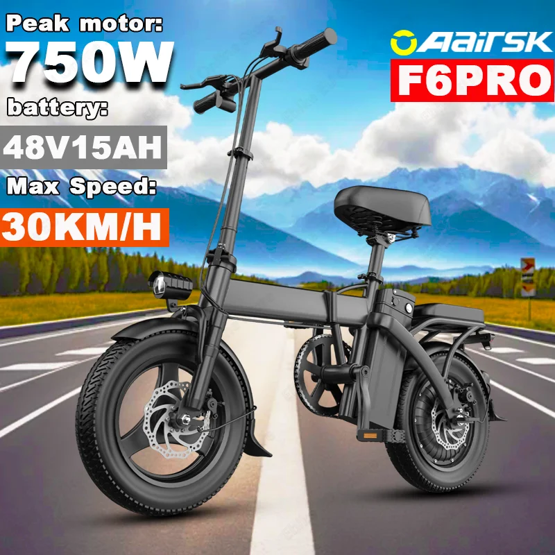 750W Foldable Electric Bike 1