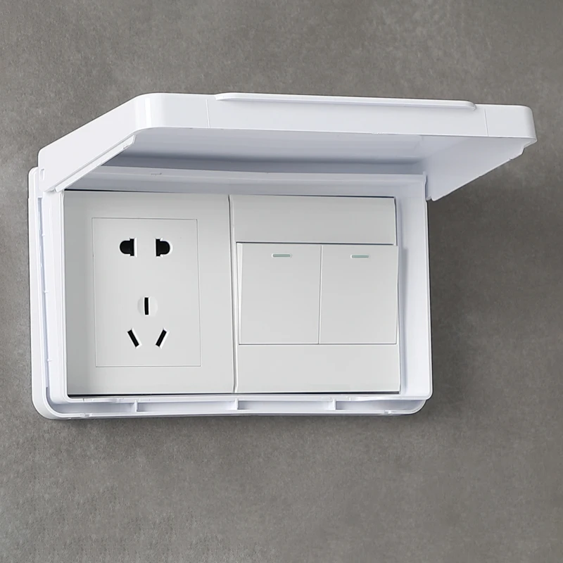 86 Type 2-Gang Weatherproof Outdoor Outlet Cover
