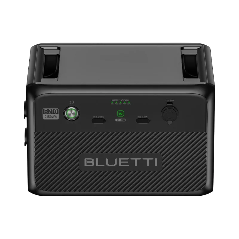 【US Plug】BLUETTI expansion battery B210, 2150Wh LiFePO4 battery pack for balcony power system power station,for camping, travel 5