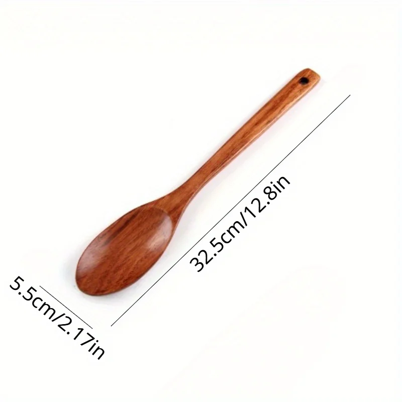 Durable Wooden Long Handle Cooking Spoon for Effortless Meal Preparation, Suitable for Restaurant Eid Al-Adha Mubarak