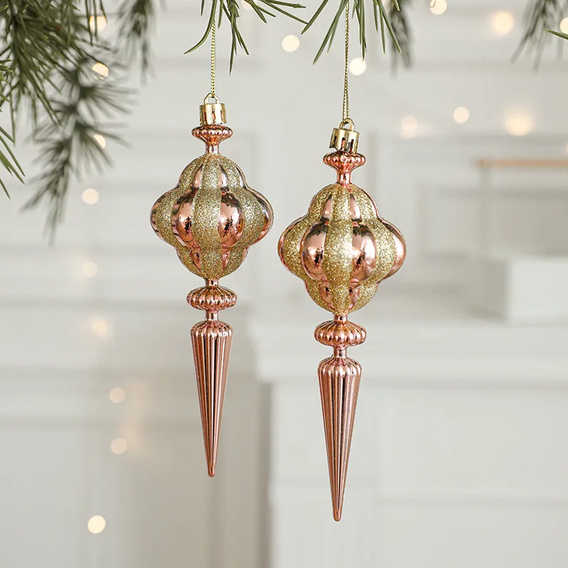 2pcs Christmas Tree Pendant Festive Ornaments for Christmas Trees Durable Pendant Unique Tree Decoration