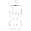 Body Shape Bikini Swimsuit Hanger Dress Lingerie Wardrobe Organizer Rack 6