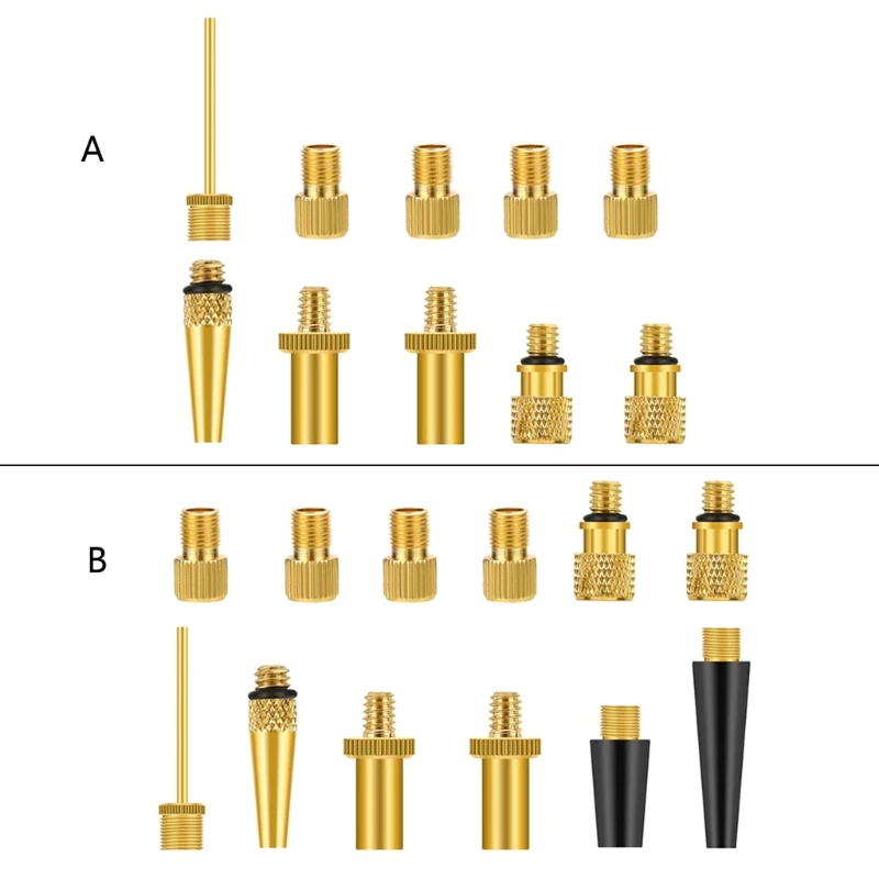 

10/12x Tire Air Chucks Tyre-Valve Air Compressor Pump Clip Car Truck Thread Converter Inflator Nozzle Adapter Connector