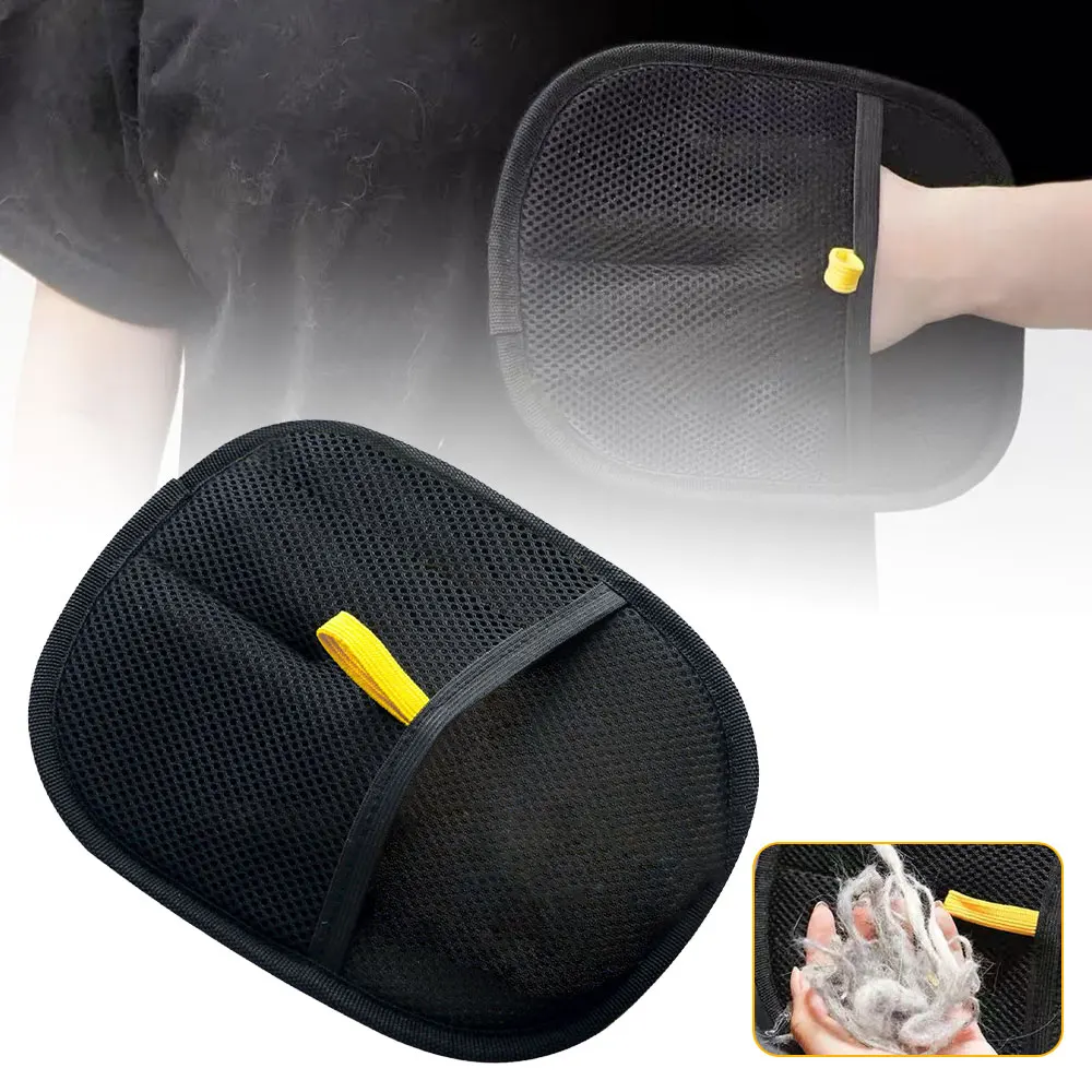 New Pet Grooming Gloves Static Dedusting Brush Pet Hair Remover Brush Removing Dog Cat Hair From Sofa Carpet Clothes 2