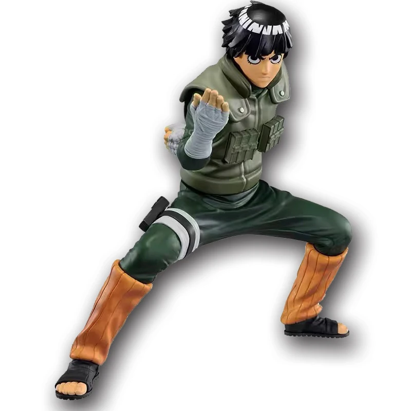 16cm Naruto Anime Figur Rock Lee Hyuuga Hinata Roubu Doppelte Löwenfaust Kampf-Actionfigur Sammlermodell Puppe Spielzeug Hobby
