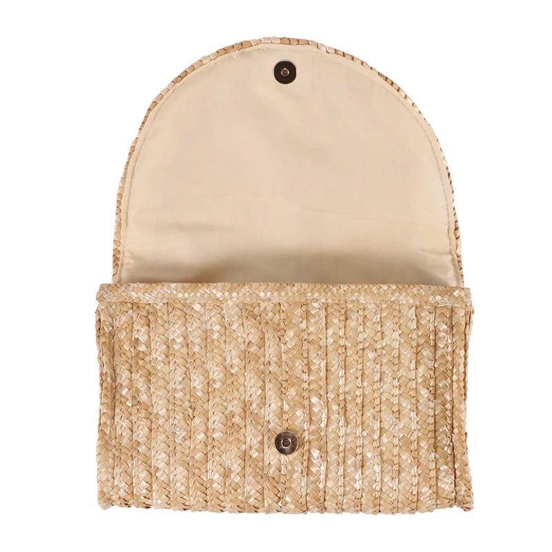 Bolsos mano paja para mujer, carteras de playa de verano, Cartera de de boda, Color marrón|Bolsos de hombro| - AliExpress