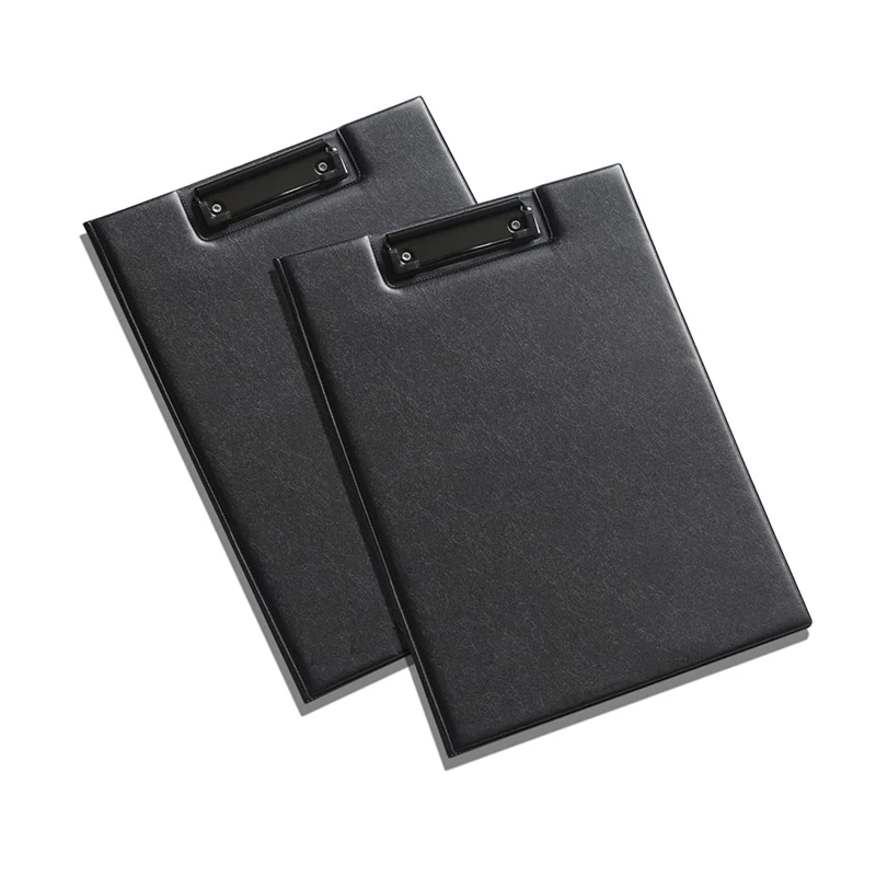 

B-SHAMO A4 A5 Foldable Clipboard Ultra-Smooth PU Leather Office Storage Clip Boards with Cover Conference Writing Pad Hardboard