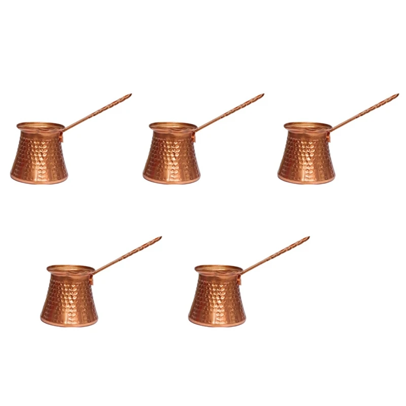 

5X Coffee Turk Turkish Coffee Pot 320Ml Coffee Turk Turkish Copper Coffee Maker For Turk Cezve Cafeteria