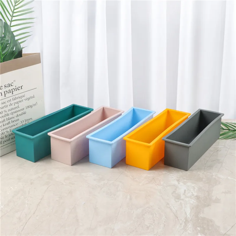 Soap Mold Rectangle Silicone Flexible Liner DIY Cake Toast Loaf Baking Supplies Handcraft Soap Making Mould silicone mold,soap molds