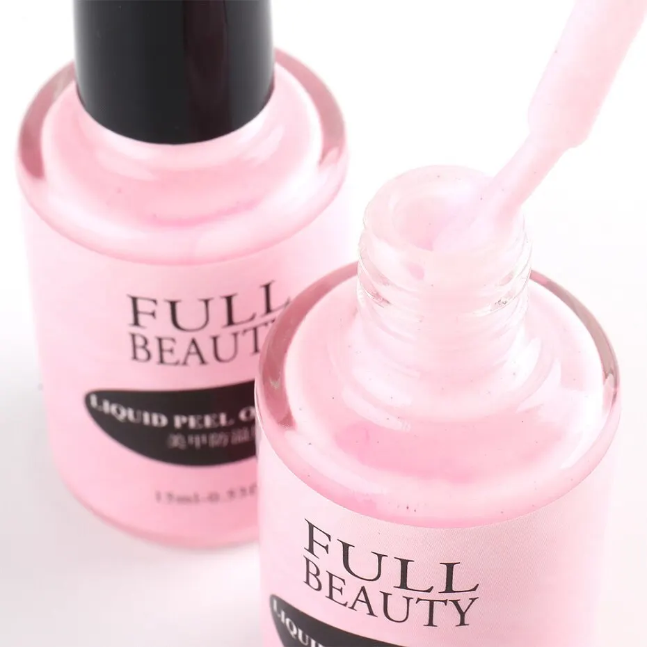 15ml Nail Latex Peel off Liquid Tape Nail Gel Polish Varnish Anti-Freezing Latex Glue Fast Dry Skin Care Edge Protector Tool