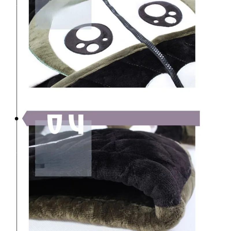 2023 new Pajama Women Winter Thickened Triple Layer Cotton Coral Fleece Warm Cartoon Student Loungewear Set Hooded Sleepwear