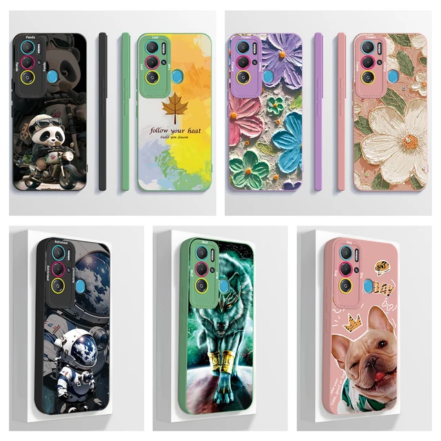 For Tecno Pova Neo Phone Case Le6 Le6h Artistic Camera Protection Soft Liquid Silicone Back Cover.jpg