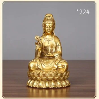 Guanyin Buddha Statua Ornamento Arti e mestieri Avalokitesvara Ornamento Decorazione domestica Statue e sculture 1