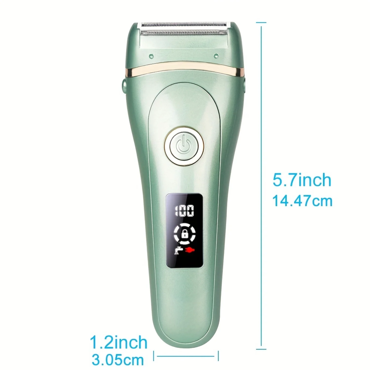 Rechargeable Women's-LED Display, Painless Hair Removal for Legs, Pubic & Sensitive Areas!